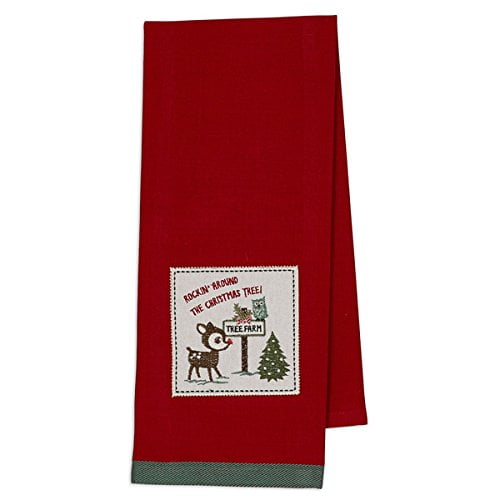 Dish Towel "I'd Rather be in Paris" w/Eiffel Tower & Striped Border 100% Cotton Dish Towel "I'd Rather be in Paris" w/Eiffel Tower & Striped Border 100% Cotton